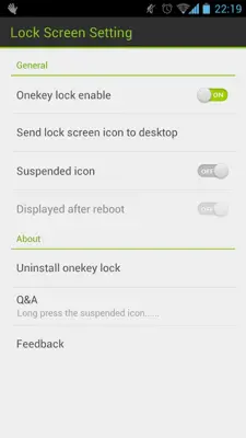 Lock Screen Setting android App screenshot 2